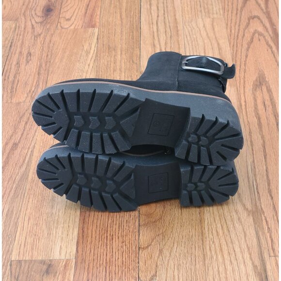 Blondo Dahlia Black Waterproof Nubuck Leather Boots Womens Ankle Bootie Size 8.5 - Picture 15 of 16